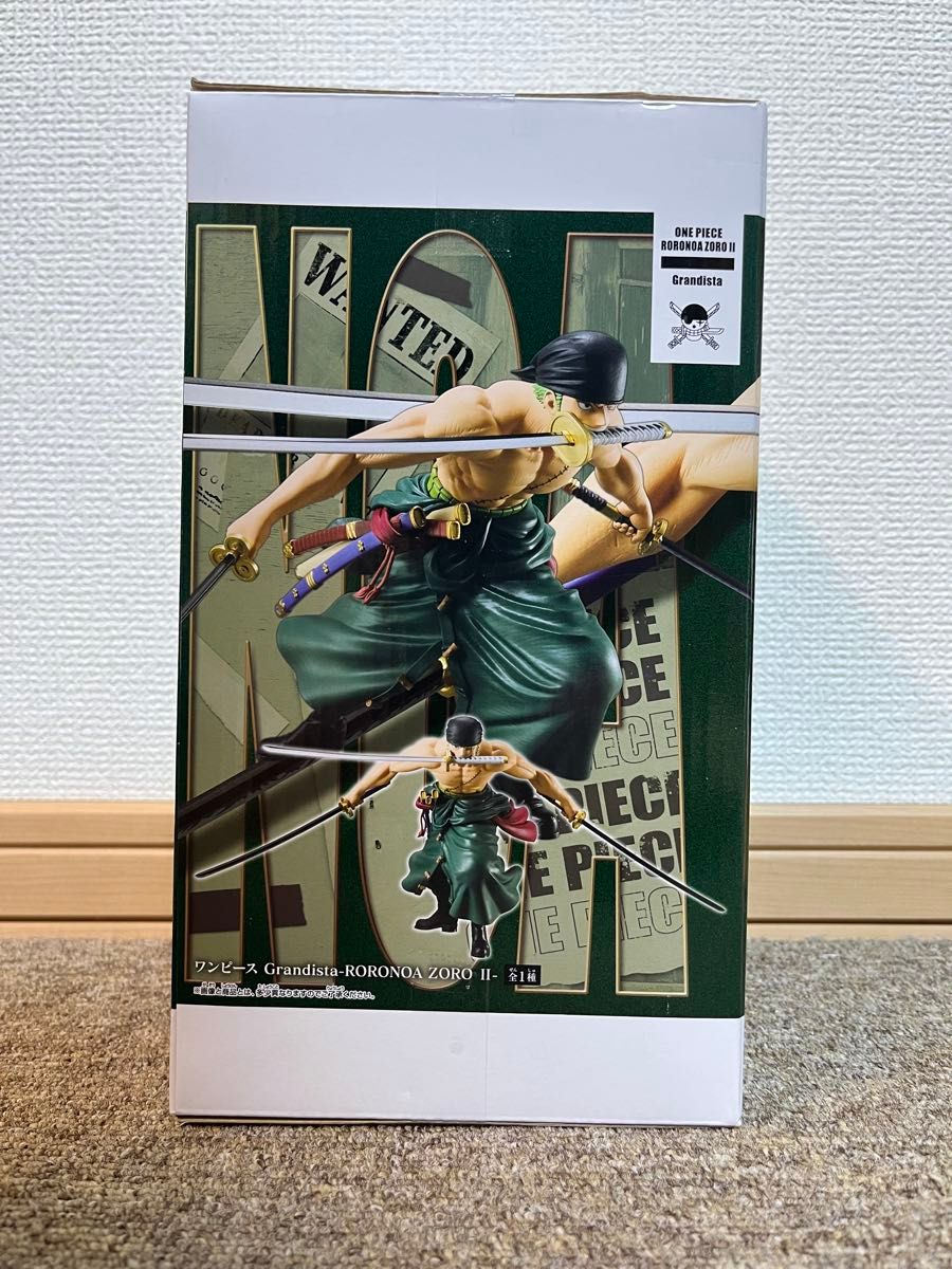 ワンピース Grandista-RORONOA ZORO II- ロロノア・ゾロ フィギュア 未