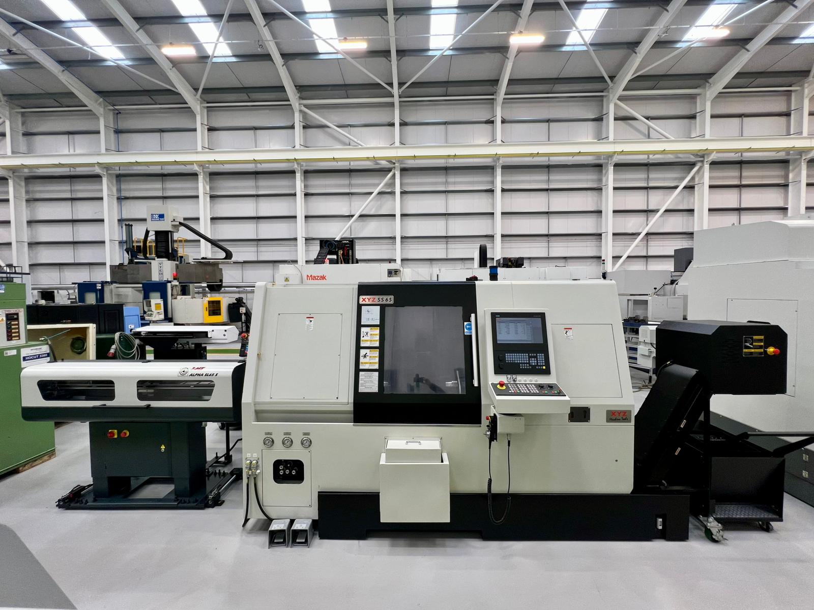 XYZ SS65 CNC Lathe with SubSpindle, Live Tooling & Y Axis. Siemens