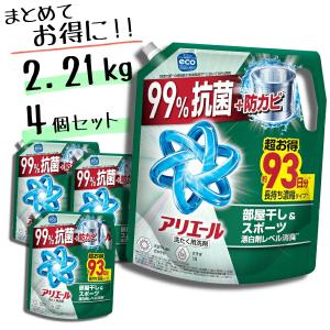 アタック 4個セット アタック抗菌EX つめかえ用 メガジャンボ 2120g