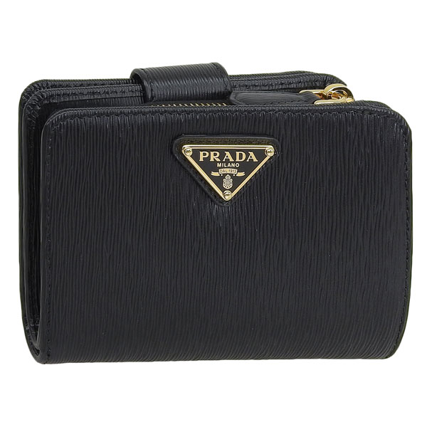 PRADA（プラダ） 財布 レディース 2つ折り 折財布 コンパクト