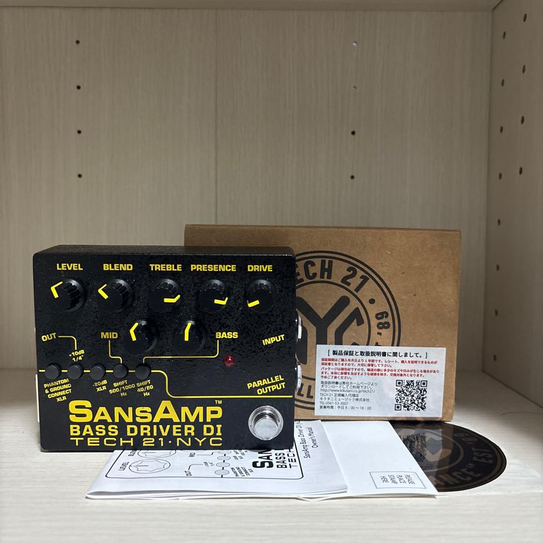 【美品、完備品】Sansamp サンズアンプ Bass D DI V2 Amazon | Tech21 SANSAMP サンズアンプ ベース用 エフェクター DI BOX
