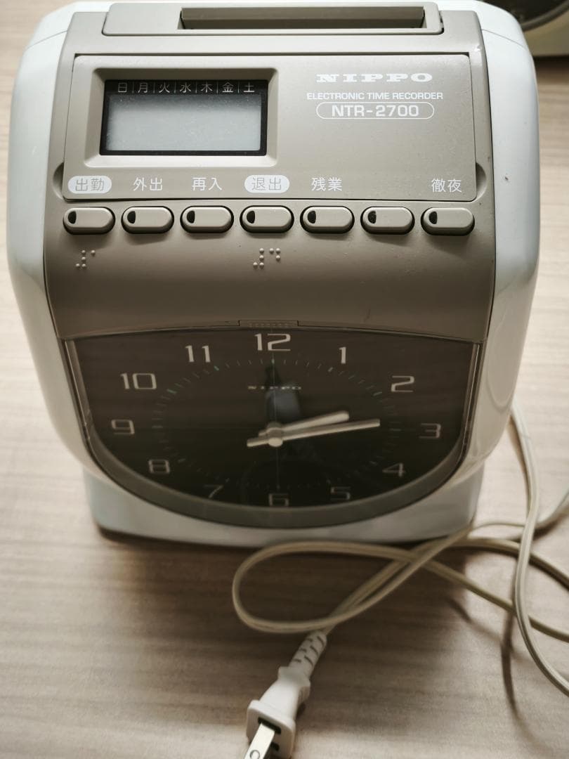 【ぐーみ様用】NIPPO タイムレコーダー NTR-2700　2台セット ぐーみ様用】NIPPO タイムレコーダー NTR-2700 2台セット ぐーみ様用