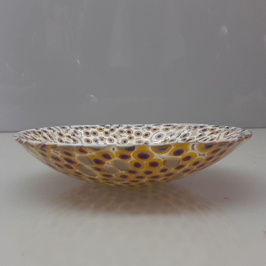 MURANO ムラノ ミルフィオリ プレート 皿 Murano ムラノ ITALY ミルフィオリ プレート 小皿 - メルカリ