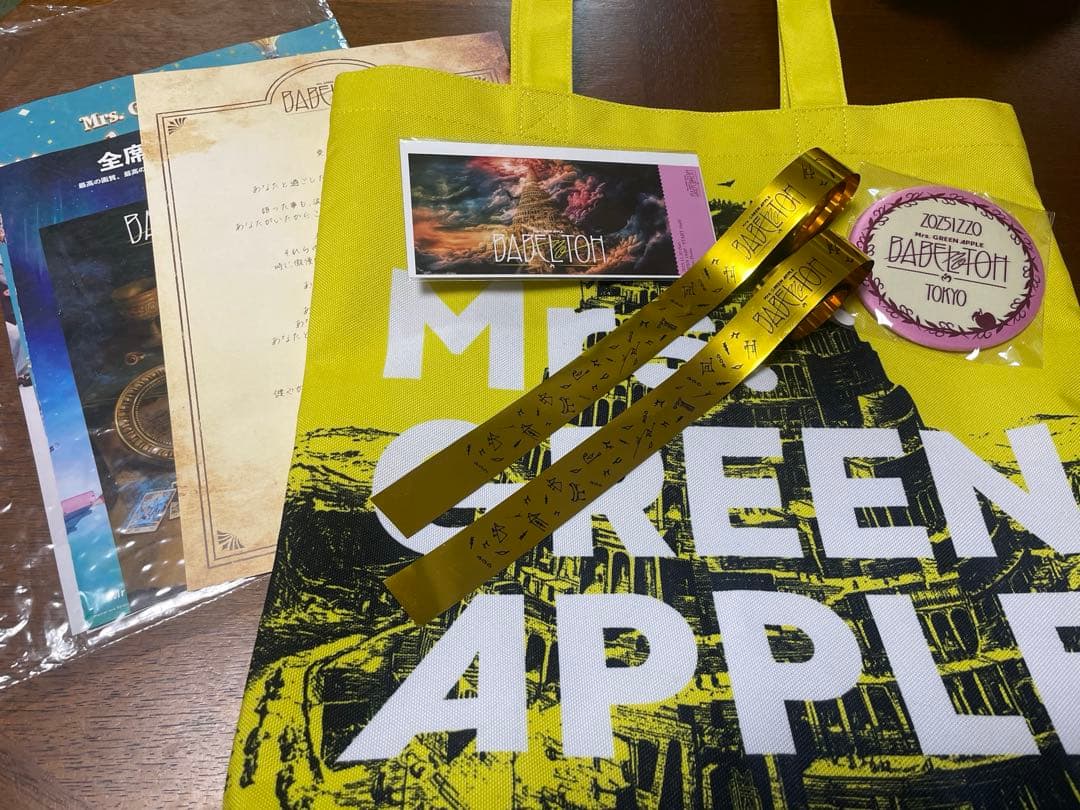 バベルの塔Ringo Jamシート特典セット ミセスグリーンアップル ミセス バベルの塔 Ringo Jamシート特典グッズ3点セット - メルカリ