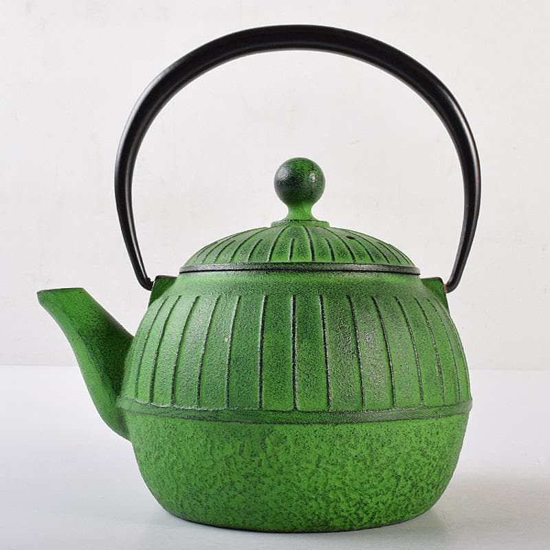 煎茶道具　南部鉄器　 盛栄堂造　カラー急須　若草色　C　R7575 伝統工芸 南部鉄器 カラー急須 【 OIGEN 】盛栄堂 千草 若草色 未使用