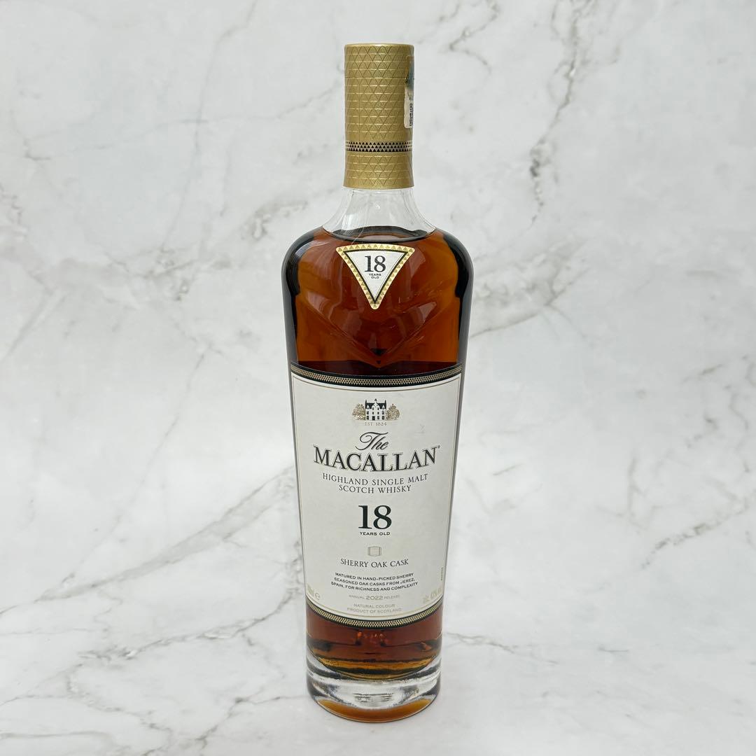r*3様 【未開封品】 The Macallan 18年 シェリーオーク樽 70 マッカラン 18年 シェリーオーク – 元町WHISKY オンラインショップ EC