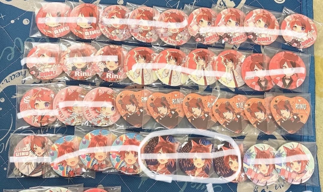 莉犬くん　すとぷり缶バッジ すとぷり 莉犬くん 缶バッジ 96個 まとめ売り 莉犬くん 缶