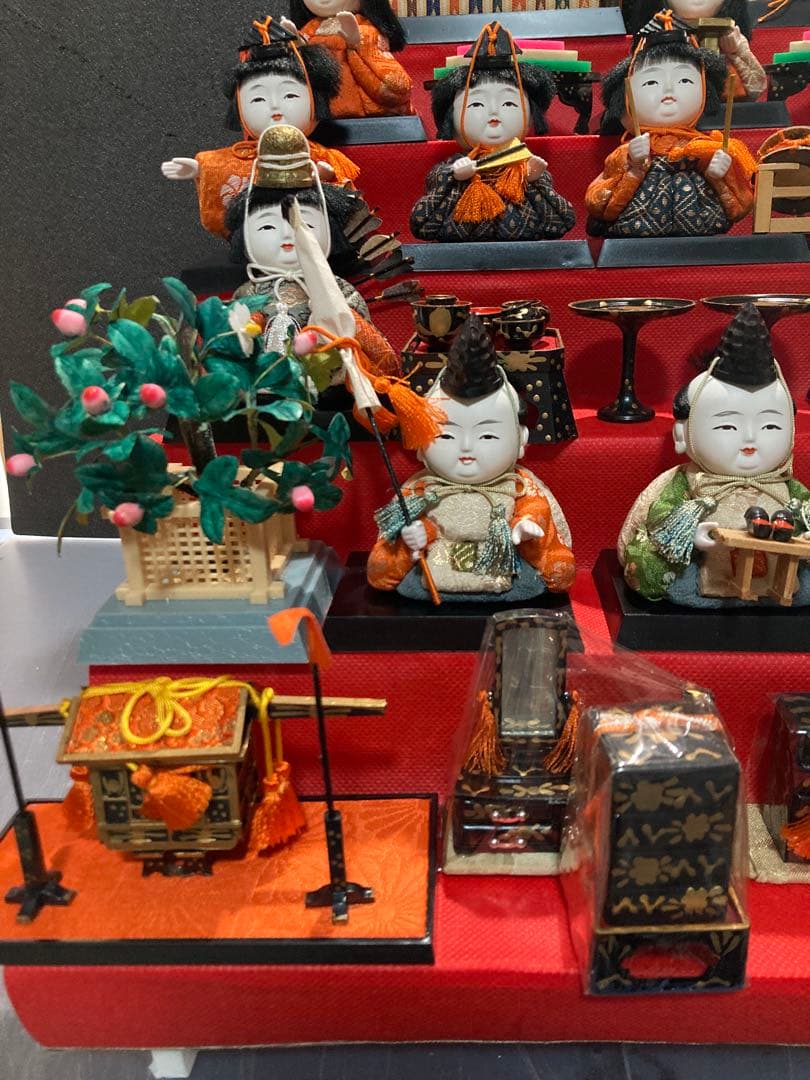 雛人形　木目込み十五人揃え