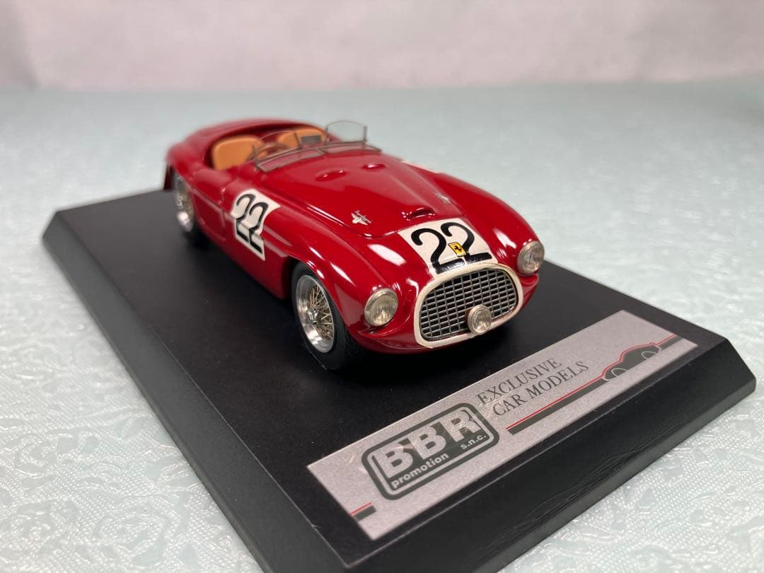 BBR フェラーリ166MM 1949年　ル・マン優勝　No.22 レッド