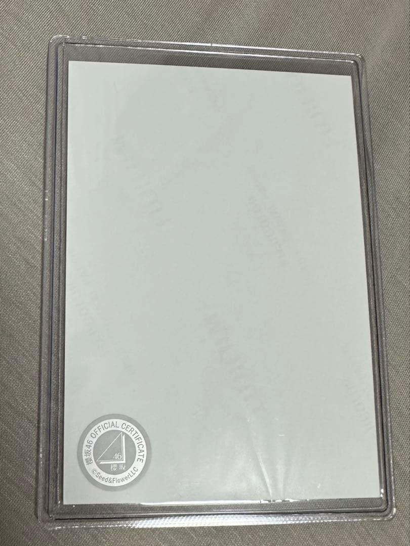 ニ*イ様 向井純葉　アニラ　直筆生写真　ヒキ